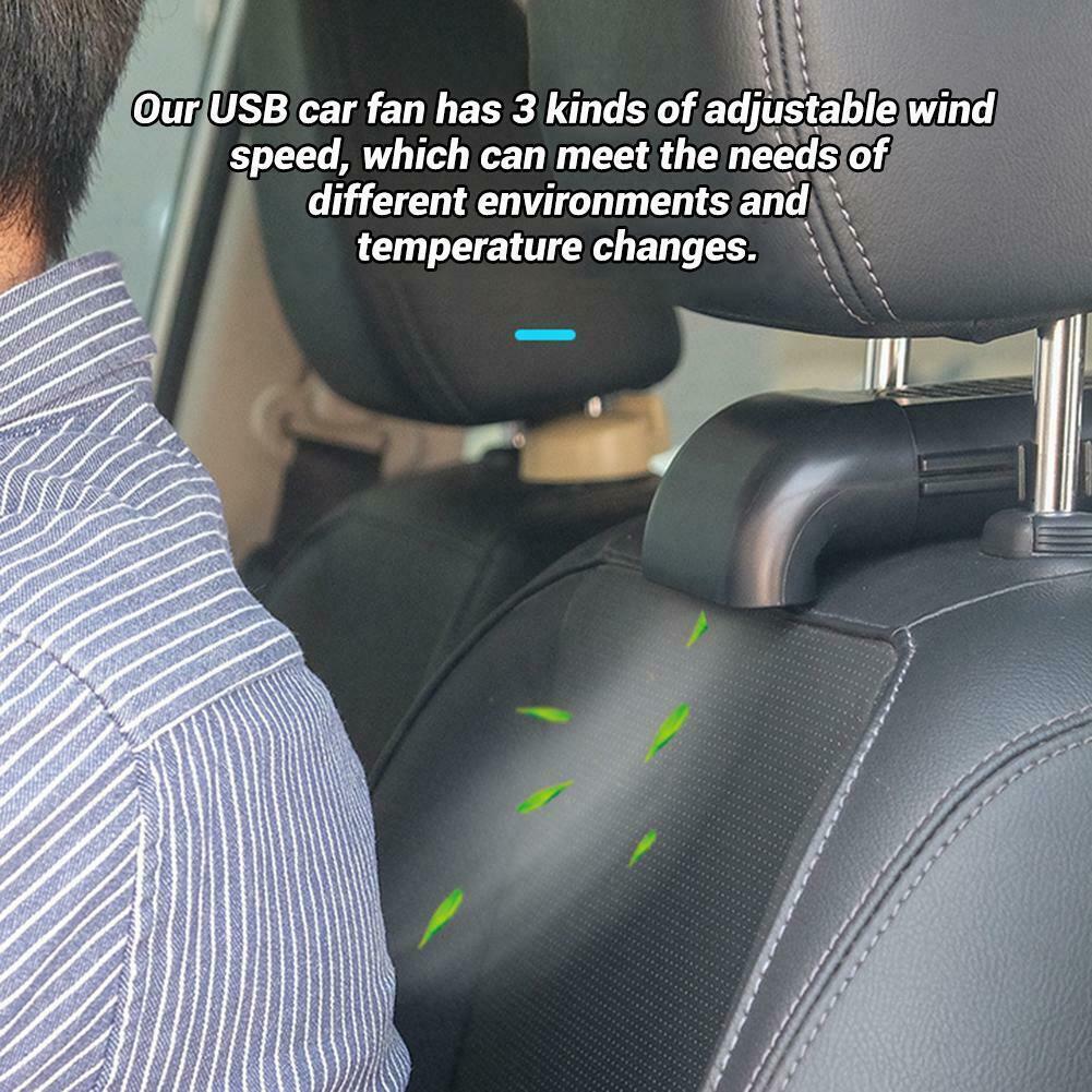 Portable for mini USB cooler for car SUV for seat back cooling fans and headrests - n