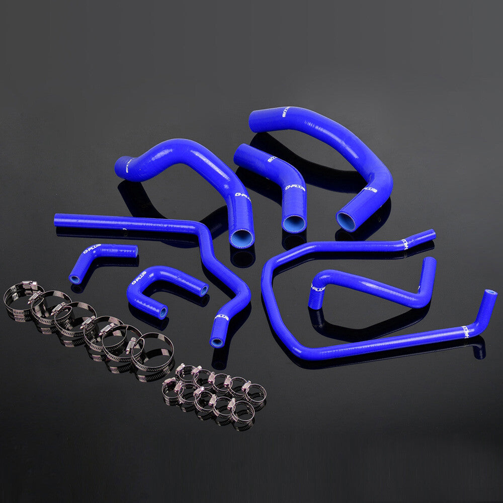 Fits for Infiniti QX56 56L V8 10-13 Blue Silicone Radiator Hose Tube Brand New - v