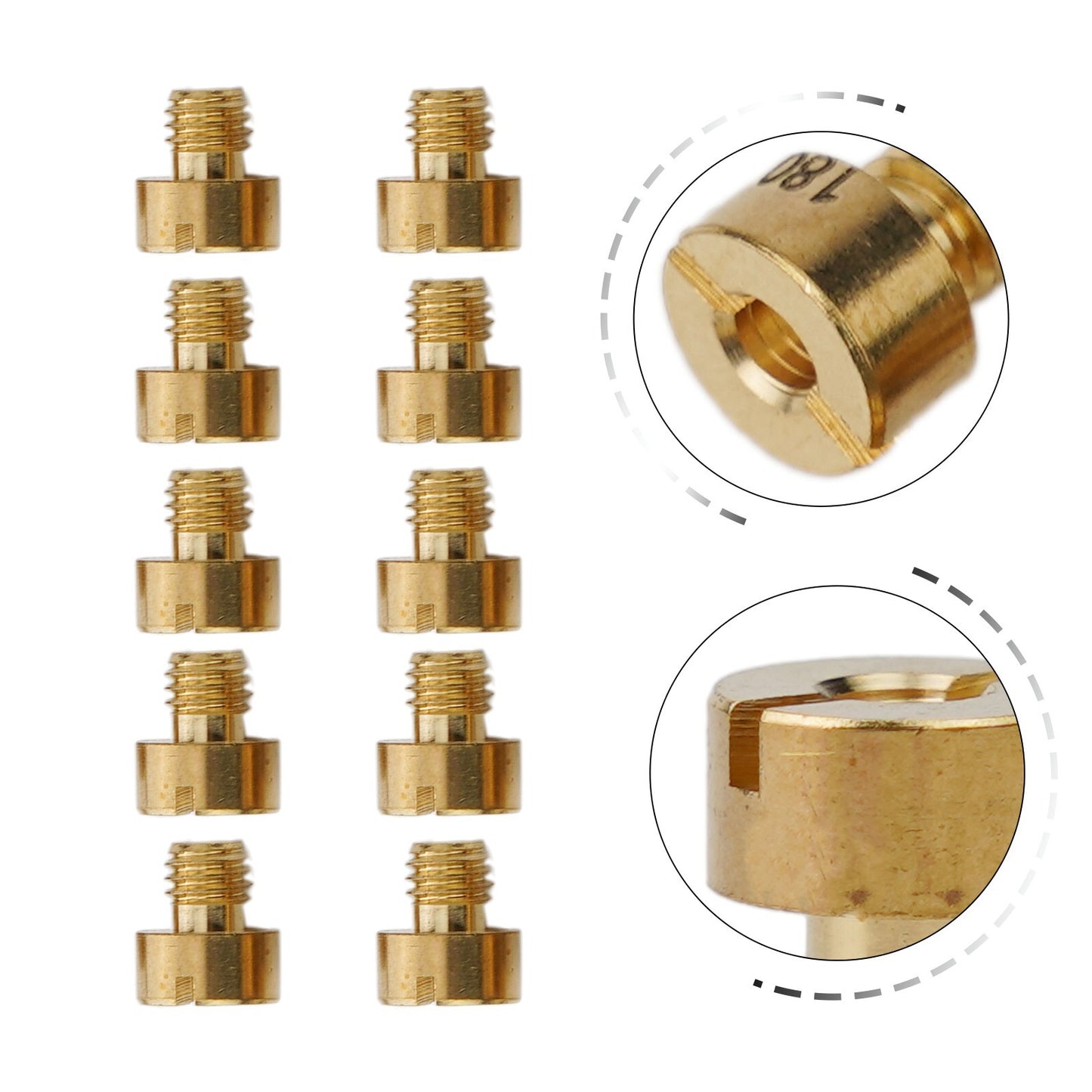 Main Jets Carb Replacement Thread M5x0.75mm Tool 10Pcs/Set Parts v