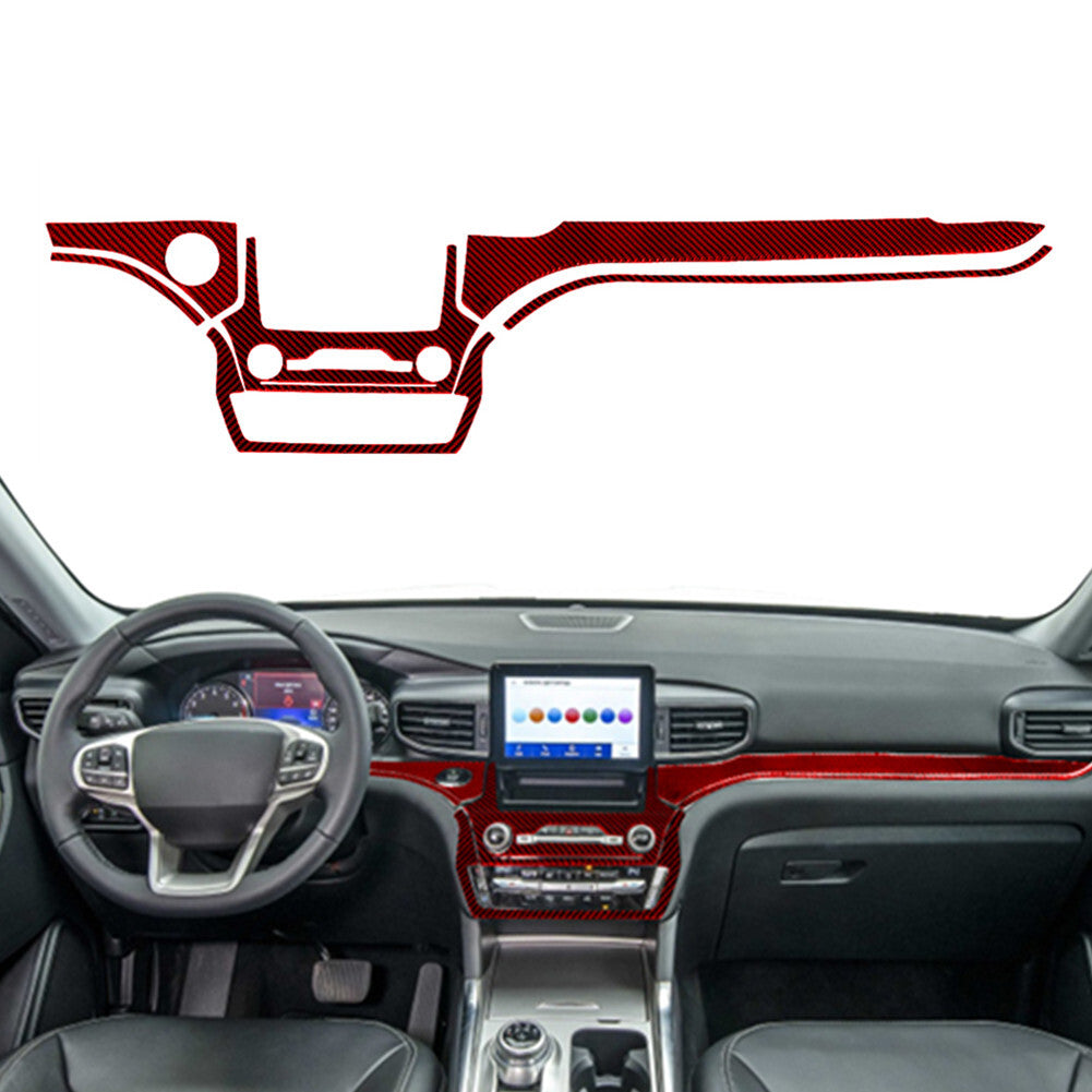 4Pcs Carbon Fiber Door's Handle Trim Cover for Honda Accord Sedan 2003-2007 v