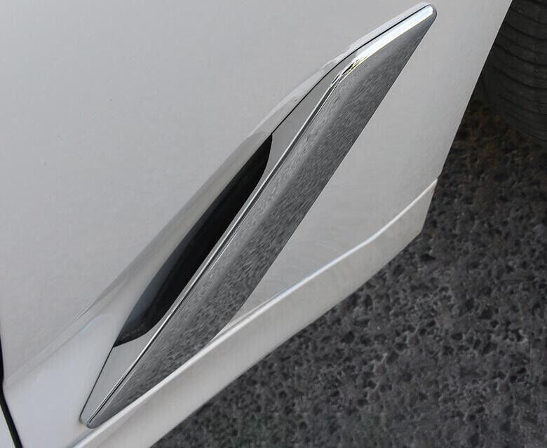 ABS Chrome Cover Trim Front Side Door Fender Fit for BMW 5 Series G30 2018-2022
