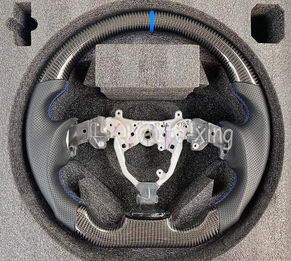 Carbon Fiber Custom Steering Wheel for Lexus IS 250 300 350 ISF RED 2001-2017
