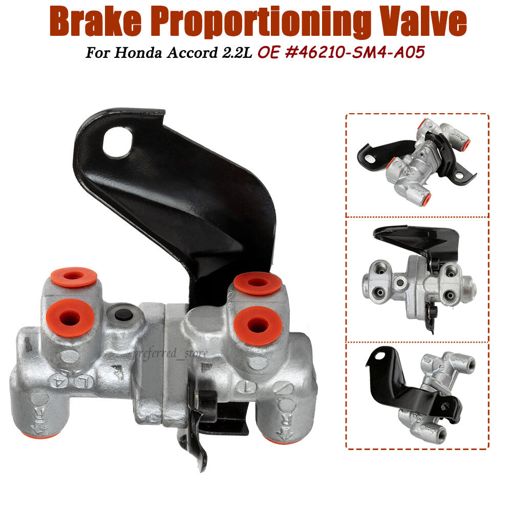 Brake proportioning valve 46210-SM4-A05 is suitable for Honda Accord 2.2L (1992-1993). v