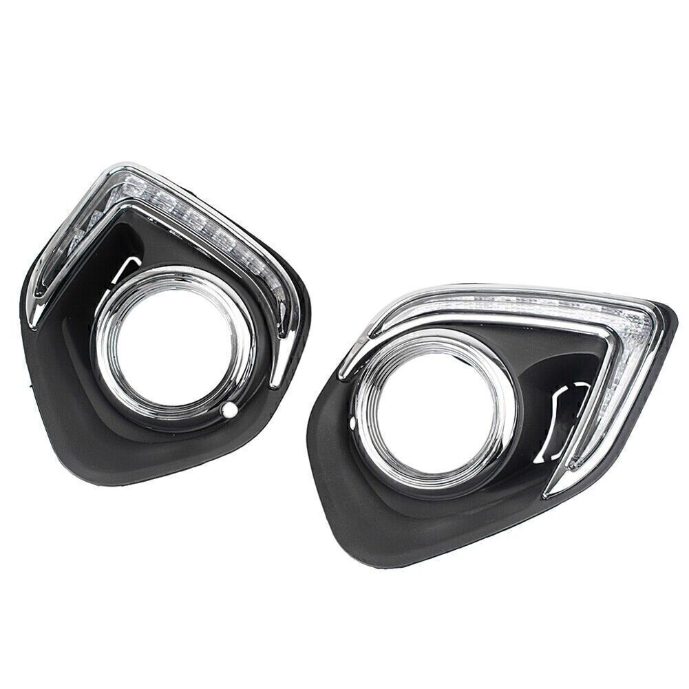 LED Daytime Running Lights Fog Lamp Fit for Mitsubishi ASX Outlander Sport 2013-14 Q