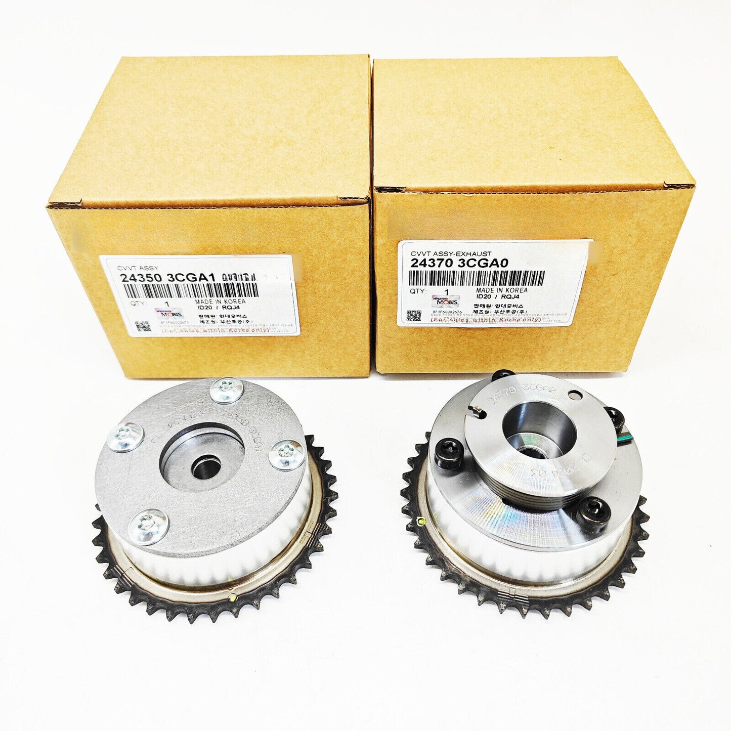 New Intake - Exhaust CVVT Gear Set for HYUNDAI for KIA 2014-2020 3.3L 3.8L 2Pcs
