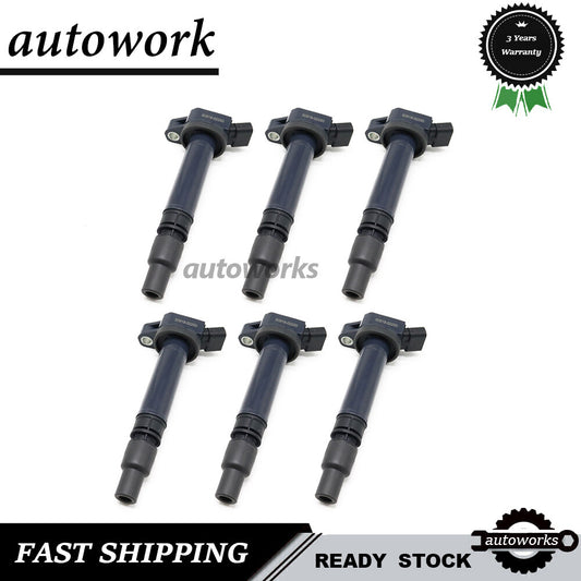 6PCS Ignition Coils Fits for Lexus Es350 2007-2018 3.5L 90919-02250 90919-02260