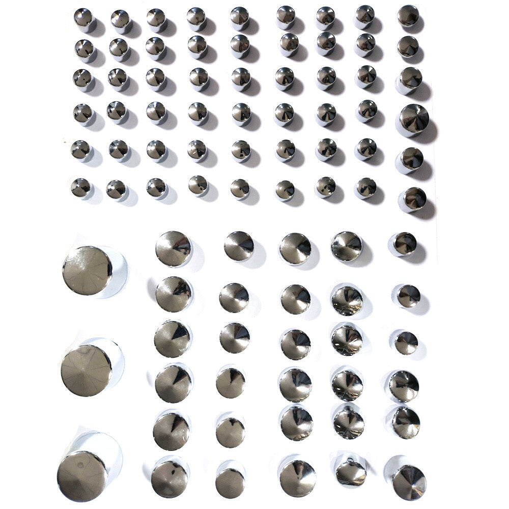 Chrome bolt trim caps fit for Harley Softail DOHC engines 2000-2006- n