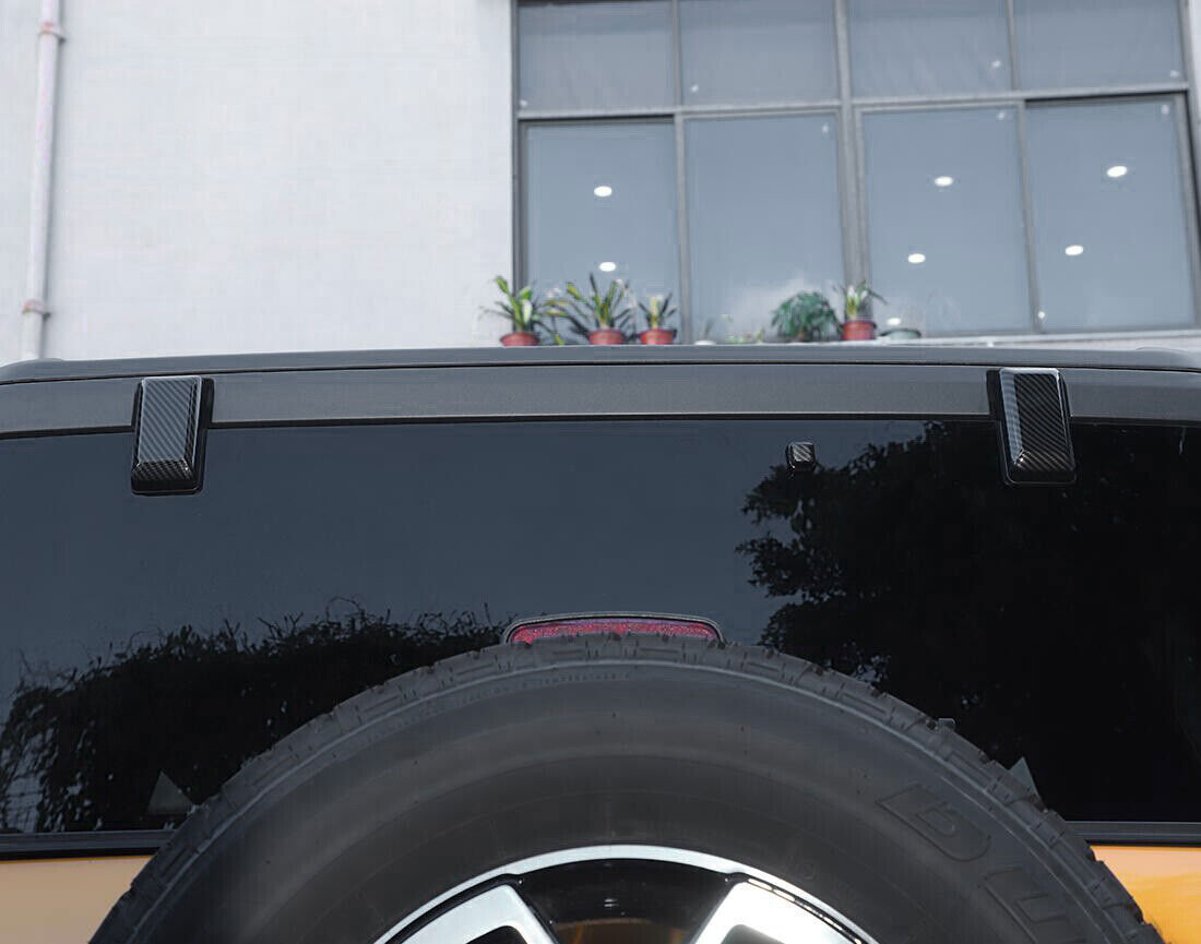 For 22-2023 Bronco Carbon ABS Rear Window Liftgate Glass Hinge Cover Trim n