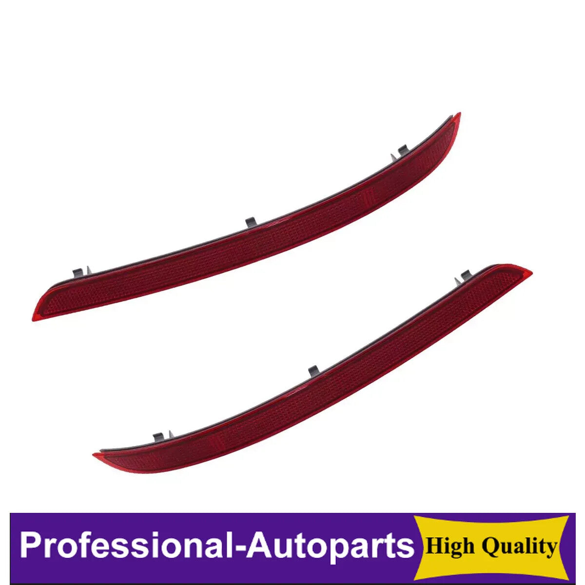 1Pair Rear Bumper Reflector Light Fit for Mercedes Benz ML350 16-18 GLE350