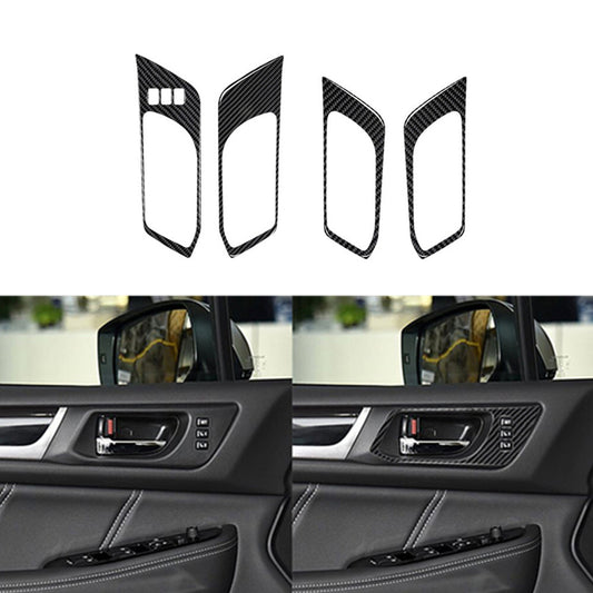 Carbon Fiber Sun Visor Mirror Frame Cover Trim For X5 E70 X6 E71 2008-2013 v