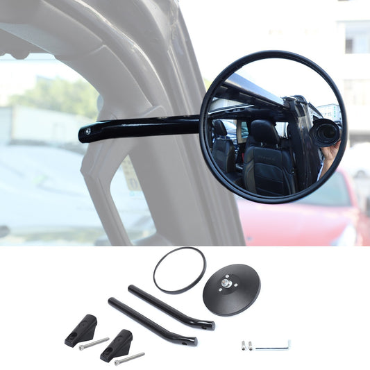 Doors Off Less Mirrors for Jeep for Wrangler JL 2018-2024 Rubicon Passenger & Driver