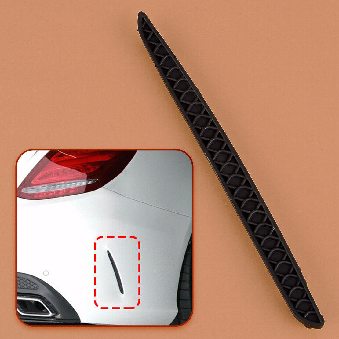 Right rear bumper side grille protector suitable for W205 C-Class C63 AMG 2013-2017 n