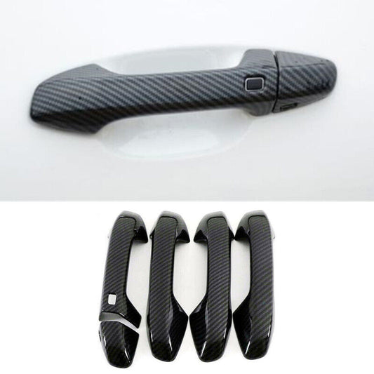 Carbon Fiber Exterior Door Handle Cover Trim for Kia K3 Forte Cerato 2019-2022