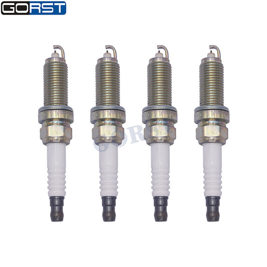4-pack of spark plugs 6643, suitable for Nissan Bluebird Latio Tiida Micra LZKAR6AP-11 22401-ED Q
