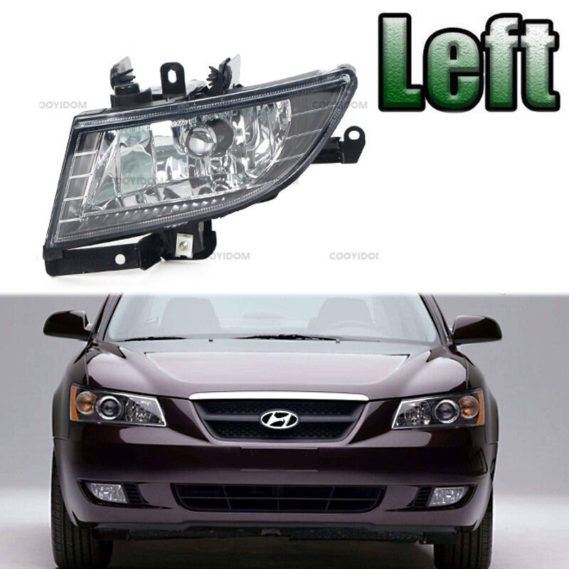 Left Front Fog Light Driving Lamp Driver side for Hyundai Sonata 2006-2010 v