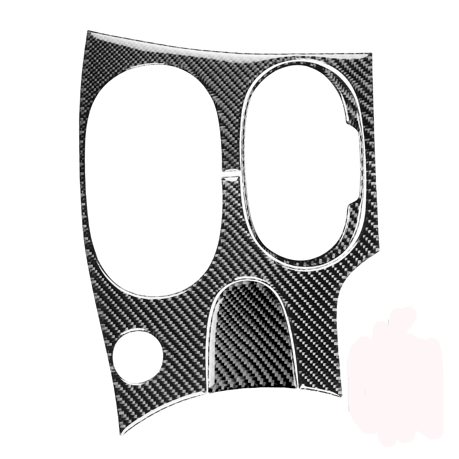Carbon Fiber Speedometer Right Side Frame Cover Trim For Ranger 2019-2022 v