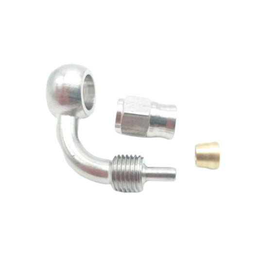 1Ps AN3 Motorcycle Motor Bike Hydraulic Brake Oil Hose Line Banjo Fitting 90deg n