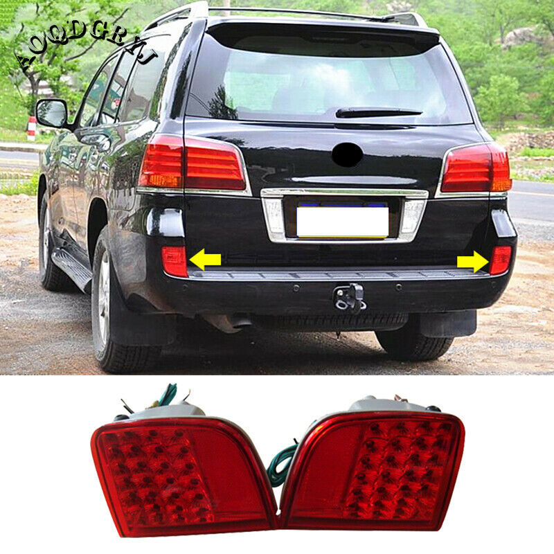 for Lexus LX570 2008 2009-2011 Rear Bumper Lower LED Lamp Light Refit Replace 2P