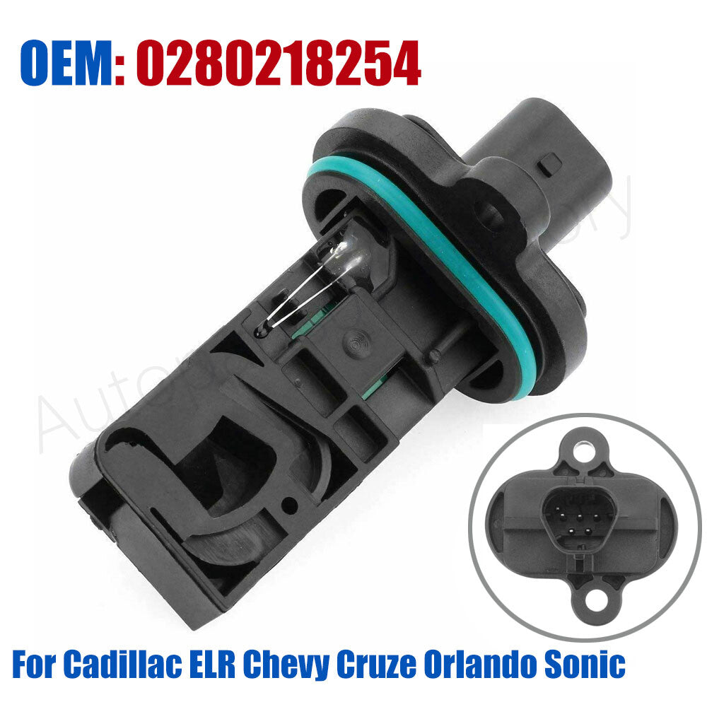 A0280218254 MAF Mass Air Flow Sensor for Cadillac ELR for Chevy for Cruze Orlando Sonic