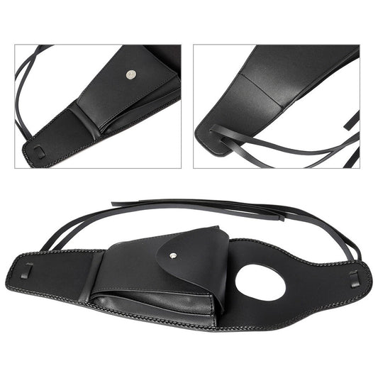 PU Leather Motorcycle Fuel Gas Tank Center Pouch Bag Tank Pad Cover Fit for Harley Q