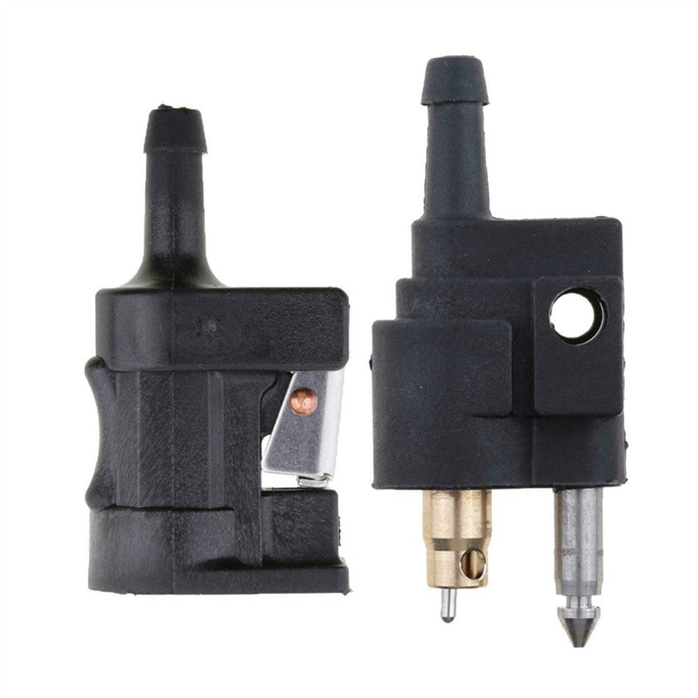 Male & Female Fuel Line Connector Kit For Outboard Motor Engine 6mm 1/4 Plastic v