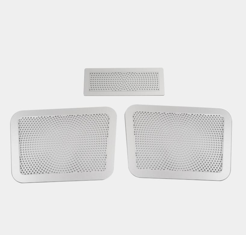 for Land Rover for Defender 2020-25 Silver Steel for Seat Lower Air Outlet Dust Cover 3X