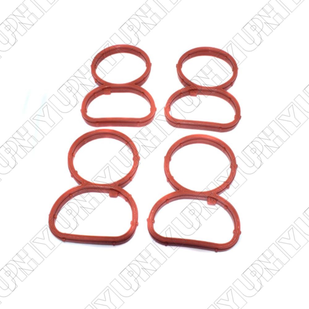 4Pcs Intake Manifold Gaskets 11617801438 for BMW E81 E82 E87 E90 E91 E93 E60 E61 Q
