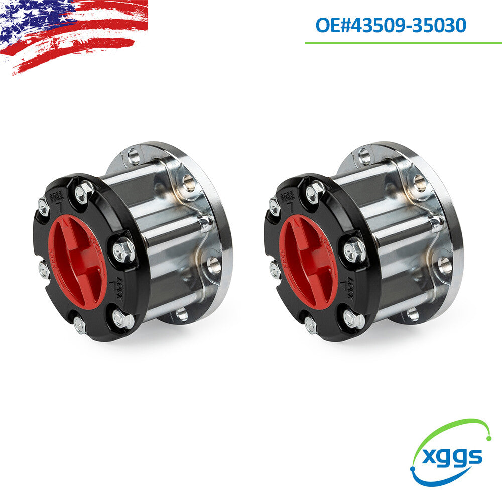 2x 43509-35030 Truck Manual Wheel Locking Hub for Toyota 4Runner T100 Hilux VAN Q