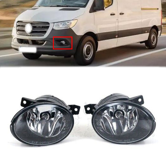 1 Pair for Mercedes-Benz Sprinter W906 New Front Fog Lamp With Halogen Bulbs