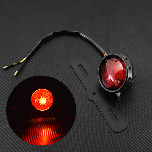 Univesal Rear LED Brake Light w/ Bracket Fit for Harley XL Bobber Cafe Customs