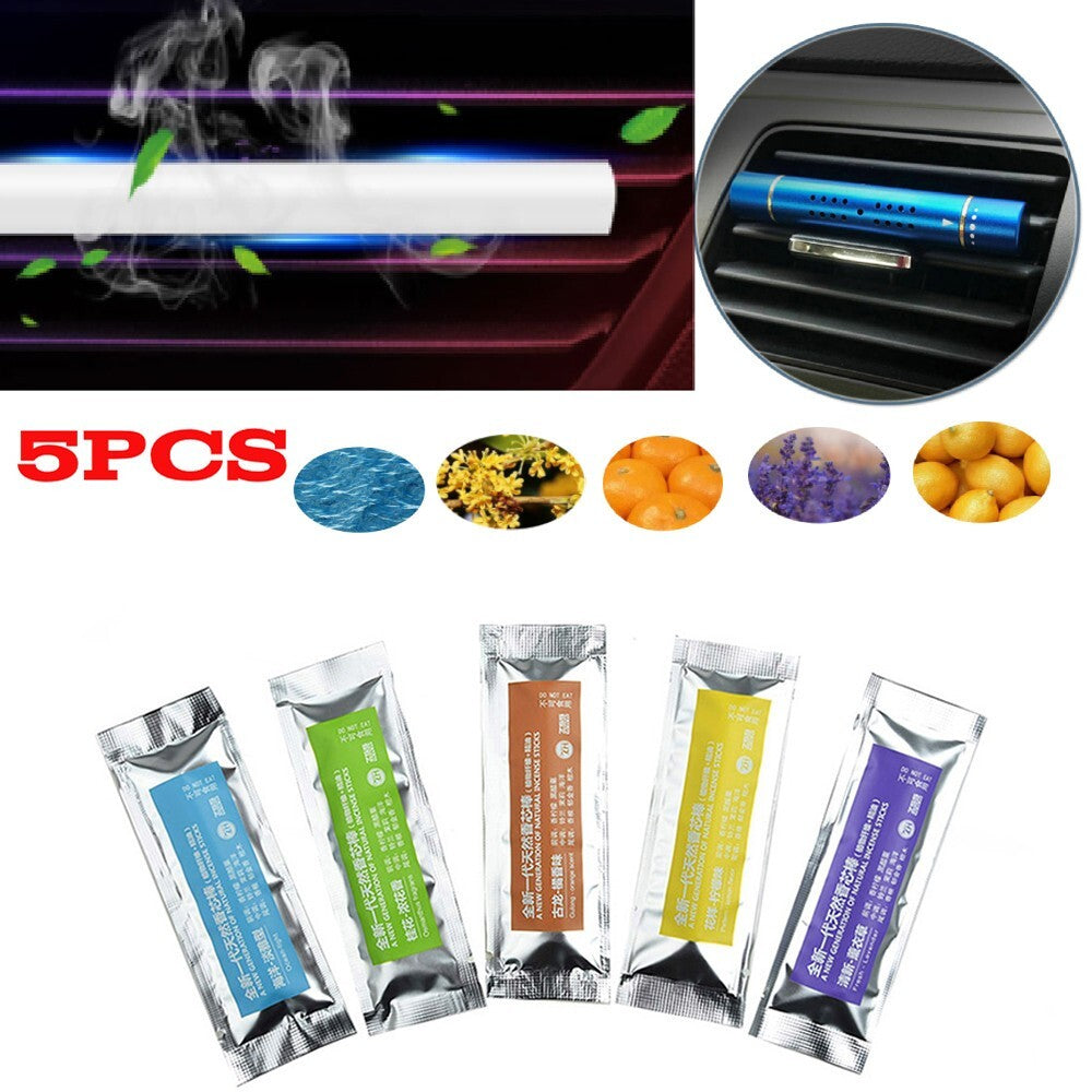 5pcs Fragrances Refill Car Vent Clip Conditioning Perfume Freshner Air Freshener