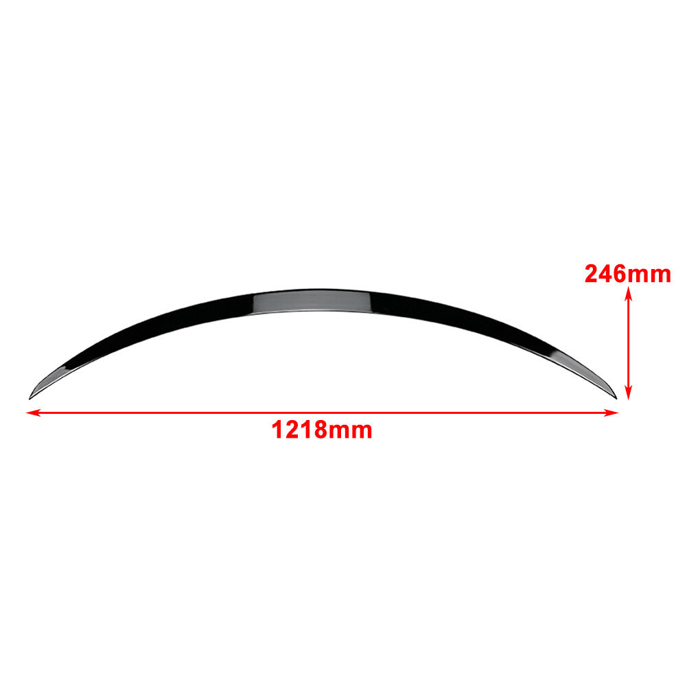 1pc Rear Trunk Spoiler Wing ABS Fit for Tesla Model 3 2017-2023 Glossy Black US