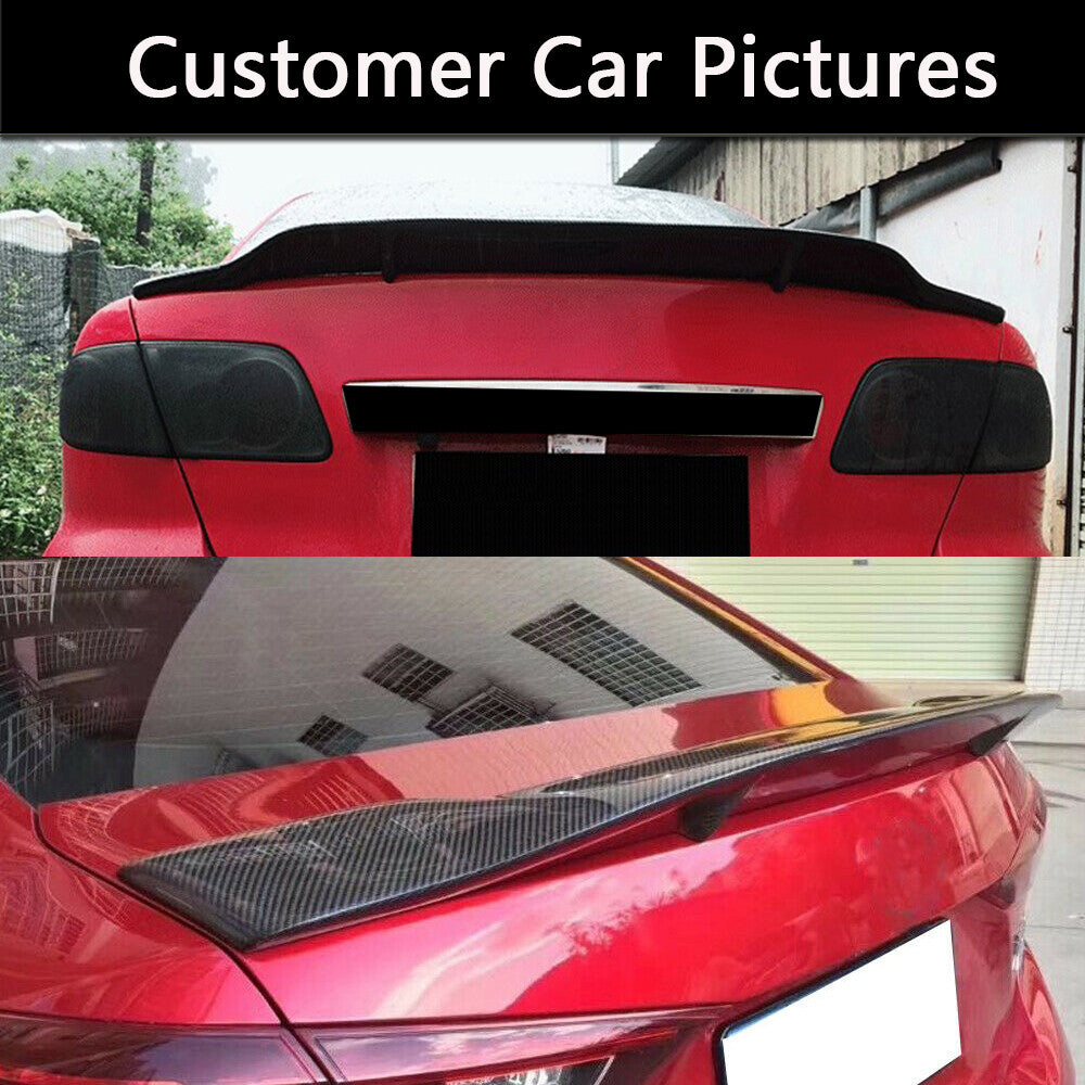 Real Carbon Rear Trunk Spoiler Lip Wing Spoiler for Mazda 6 ATENZA 2014-2019
