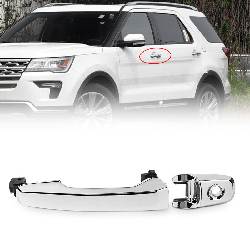 Exterior Door Handle Front Driver Side Chrome BA1Z78218A14A Fit for Ford Focus