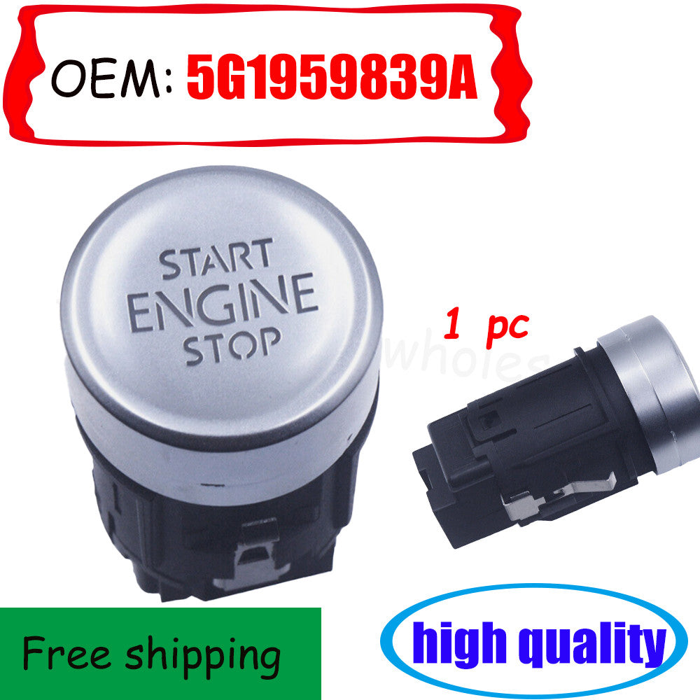 Engine ignition start/stop button applicable to for Golf GTI e- for Golf 5G1959839A- n
