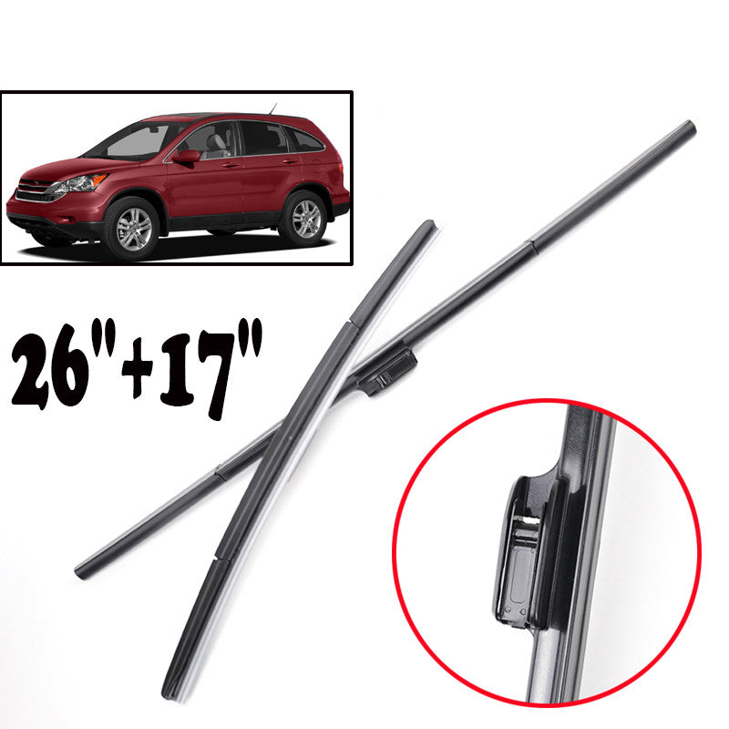 for Honda CRV 2007-2011 WINDSHIELD WIPER BLADES FRONT SET 26''+17'' 08 09 Q
