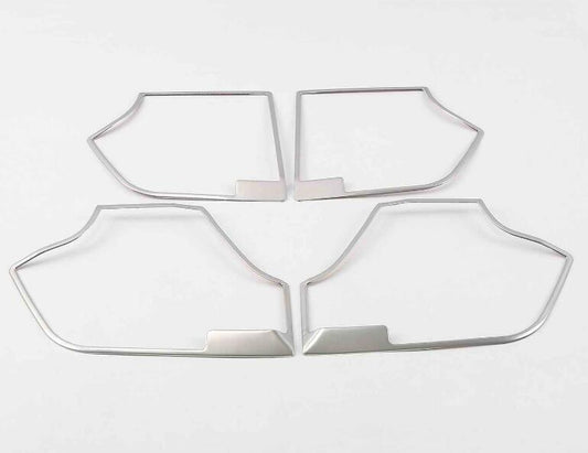 for Honda CR-V CRV 2017-2022 Silver Titanium Inner Door Speaker Frame Trim 4Pcs
