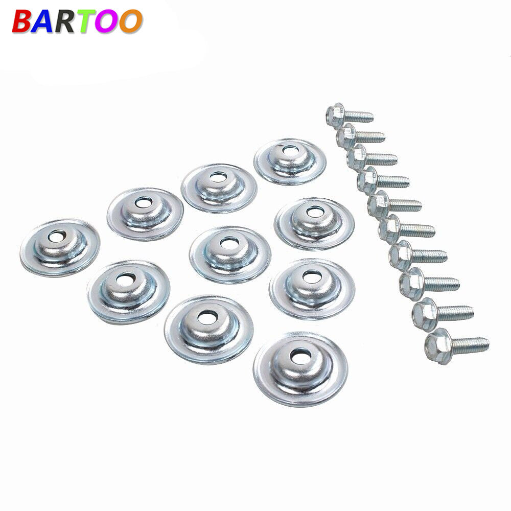 10Pcs Skid Plate washers Bolts for Polaris RZR 1000 900 800 570 XP Turbo General Q