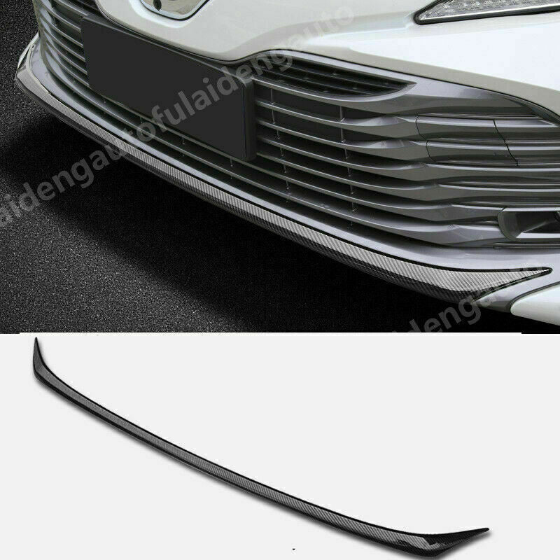 Front Lower Bumper Grille Carbon Cover Trim for Toyota for Camry XLE LE L 2018-2020 Q