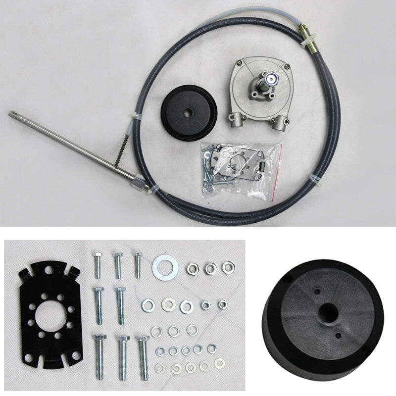 14-foot planetary gear outboard steering and steering cable, wheel diameter 406 mm/16- n