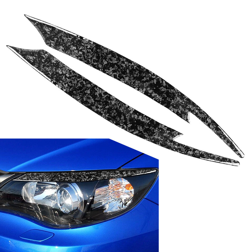 Headlight Eyebrow Eyelid Cover for Subaru Impreza WRX STi X 10th 2008-2011