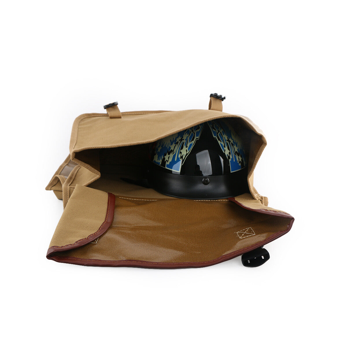 Motorcycle backpack saddle bag canvas luggage side tool bag storage bag