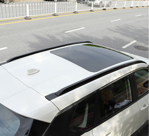 Bright black Roof Rack Side Rails Luggage Cover Trim for Nissan Rogue 2021-2023