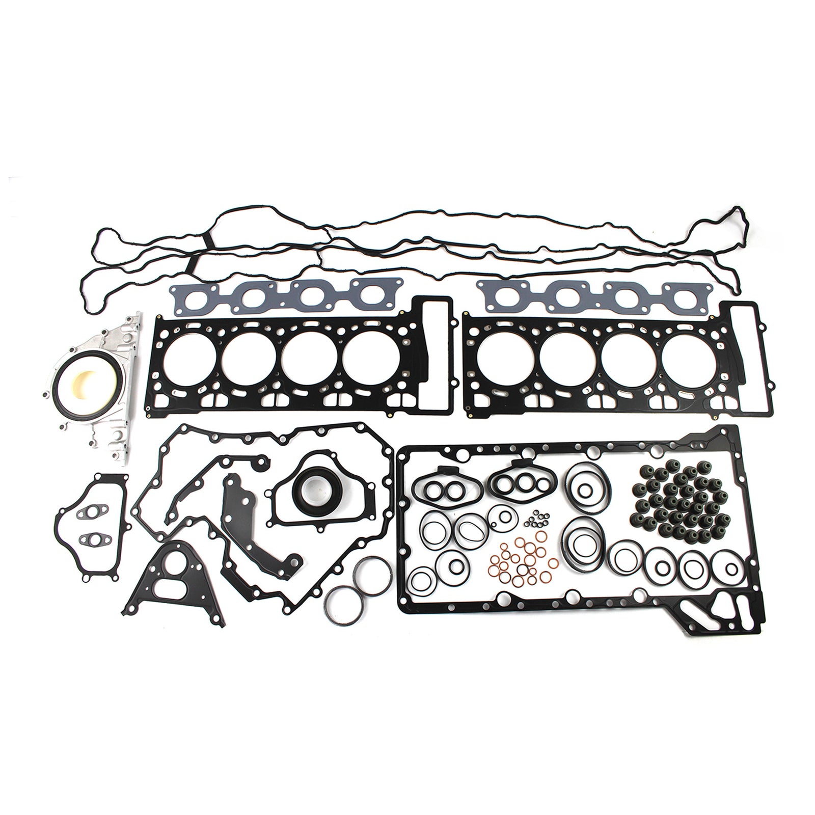N63 Engine Overhaul Rebuilding Kit - Pistons Rings 11257613626 Bearings for BMW