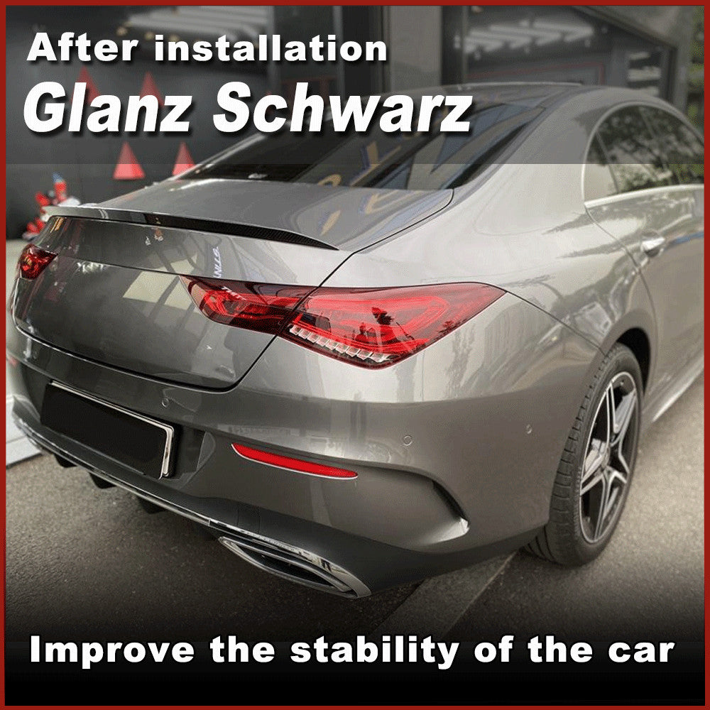 Fit for Benz C118 W118 CLA250 CLA45 20UP Rear Trunk Spoiler Wing Glossy Black