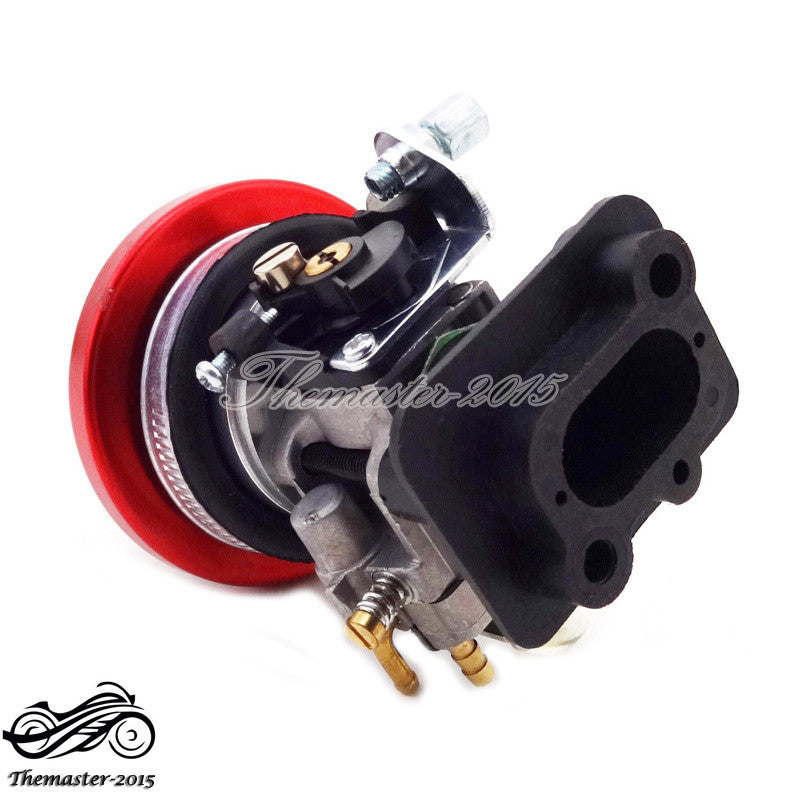 15mm Carburetor Air Filter Alloy Stack Kit 33cc 43cc 49cc Gas Scooter Goped EVO Q