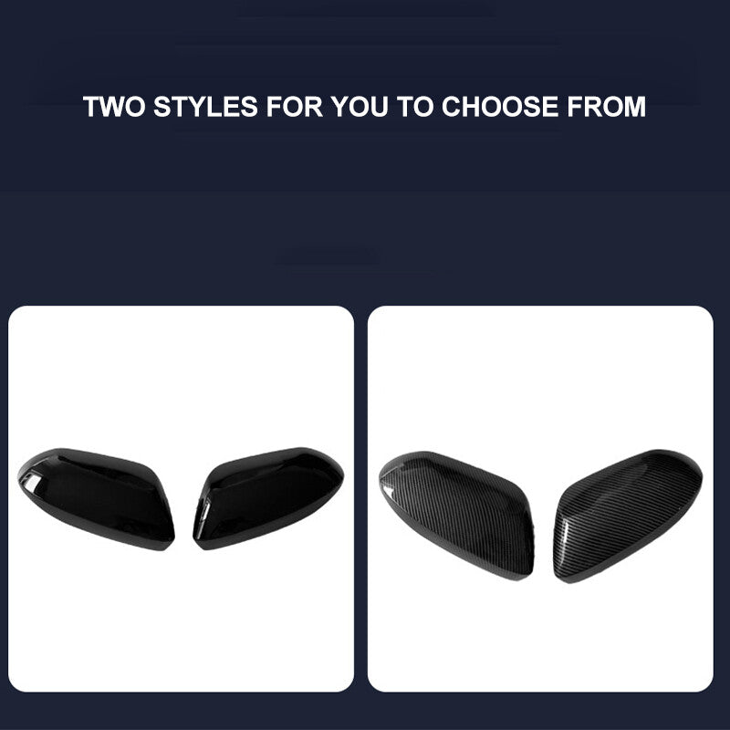Side door rearview mirror cover decorative cover for Toyota for Corolla black carbon fiber