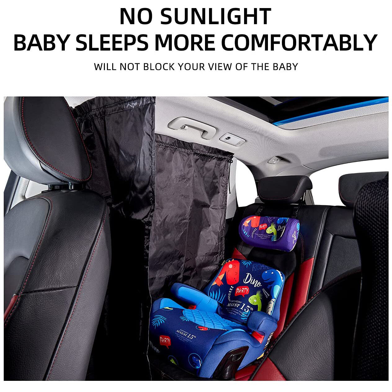 2-piece set for Dodge car accessories, car divider, privacy curtains, partition windows, sunshades - n