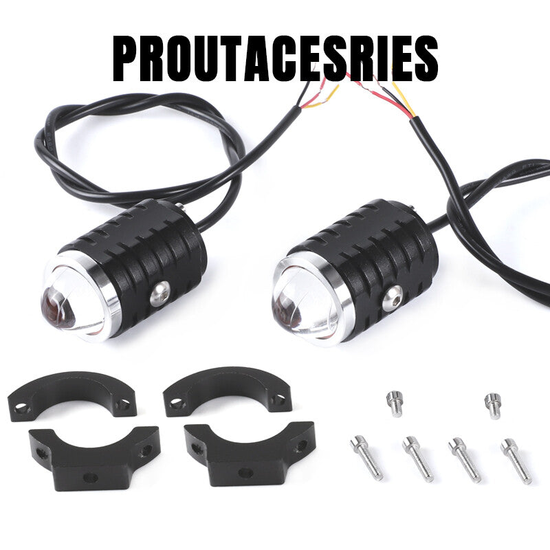 2x LED for Mini Work Light Fog Driving Spot Pods Off Road Truck ATV SUV Yellow White