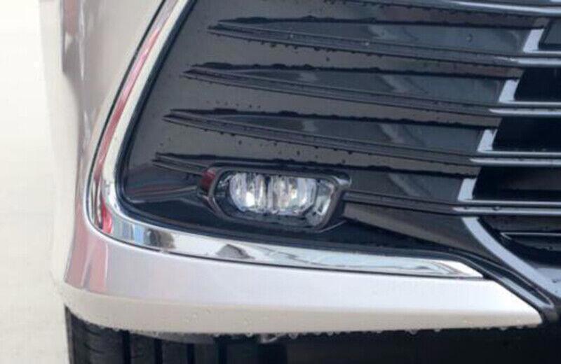 for Toyota for Camry LE/XLE 21-2023 Silver Front bumper Fog Light Lamp Cover Trim 2X